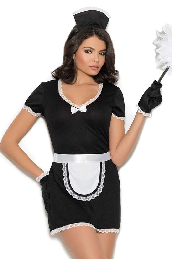 Elegant Moments Sexy Halloween Costumes Flirty French Maid Costume 3 Elegant Moments Sexy Halloween Costumes Flirty French Maid Costume