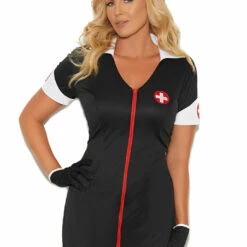 Elegant Moments Plus Size After Dark Nurse Costume