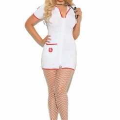 Elegant Moments Plus Size Head Nurse Costume