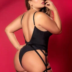 Mapalé Plus Size Multi-Strap Bodysuit