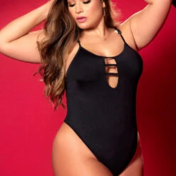 Mapalé Plus Size Multi-Strap Bodysuit 6 Mapalé Plus Size Multi-Strap Bodysuit