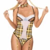Mapalé Yellow School Uniform Teddy Lingerie
