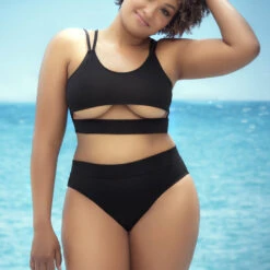 Mapalé Plus Size Underboob Tank Bikini 6 Mapalé Plus Size Underboob Tank Bikini