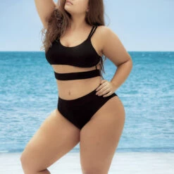 Mapalé Plus Size Underboob Tank Bikini