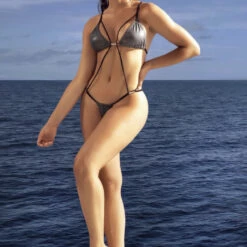 Mapalé Metallic Micro Monokini