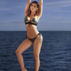 Mapalé Metallic Underboob Bikini