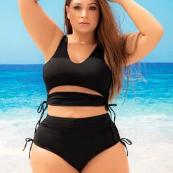 Mapalé Plus Size Adjustable Sporty Two Piece 7 Mapalé Plus Size Adjustable Sporty Two Piece