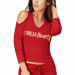 Mapalé Sleepwear I Break Hearts Pajama Set