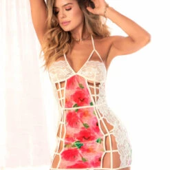Mapalé Watercolor Cage Chemise Chemise Lingerie