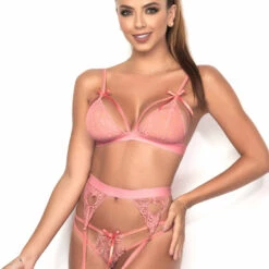 Mapalé Lace Cage Bra And Garter Set 33 Mapalé Lace Cage Bra And Garter Set