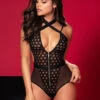 Mapalé Strappy Textured Teddy Teddy Lingerie