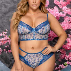 Mapalé Plus Size Bluebell Bra And Panty 5 Mapalé Plus Size Bluebell Bra And Panty