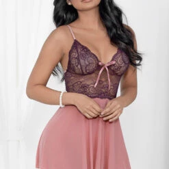Escante Perfectly Plum Babydoll