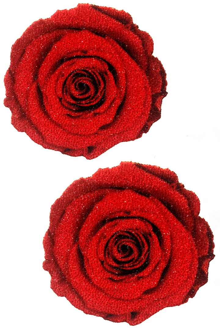NevaNude Glitter Red Rose Nipple Pasties Lingerie 1 NevaNude Glitter Red Rose Nipple Pasties Lingerie