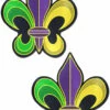 Pastease Fleur-de-lis Mardis Gras Pasties