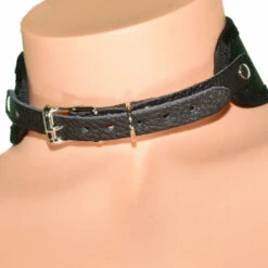 Funk Plus Lingerie D Ring Leather BDSM Training Collar
