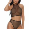 Forplay Bra Sets Impulse Halter Bra And Panty