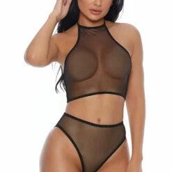 Forplay Bra Sets Impulse Halter Bra And Panty