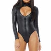Forplay Impure Leather Bodysuit Lingerie