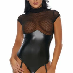 Forplay Sultry Vixen Cap Sleeve Teddy 5 Forplay Sultry Vixen Cap Sleeve Teddy