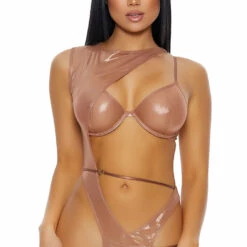 Forplay Teddy Lingerie Let's Be Sheer Metallic Teddy 8 Forplay Teddy Lingerie Let's Be Sheer Metallic Teddy