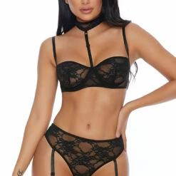 Forplay Lingerie Lace Do It Bra Set