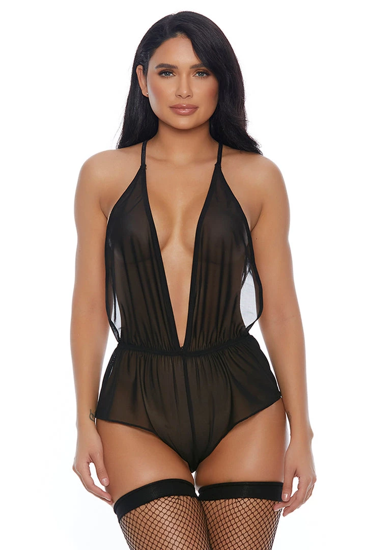 Forplay Sheer Intentions Romper 1 Forplay Sheer Intentions Romper