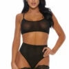 Forplay Lingerie Sheer Lovin' Bralette Set