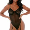 Forplay Lingerie Feisty Feline Teddy