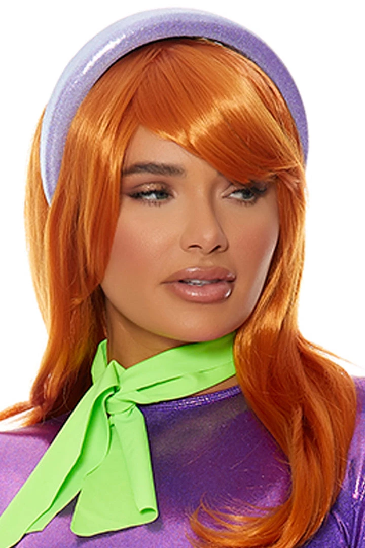 Forplay Straight Orange Wig With Bangs 1 Forplay Straight Orange Wig With Bangs