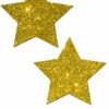 Pastease Gold Glitter Star Nipple Pasties
