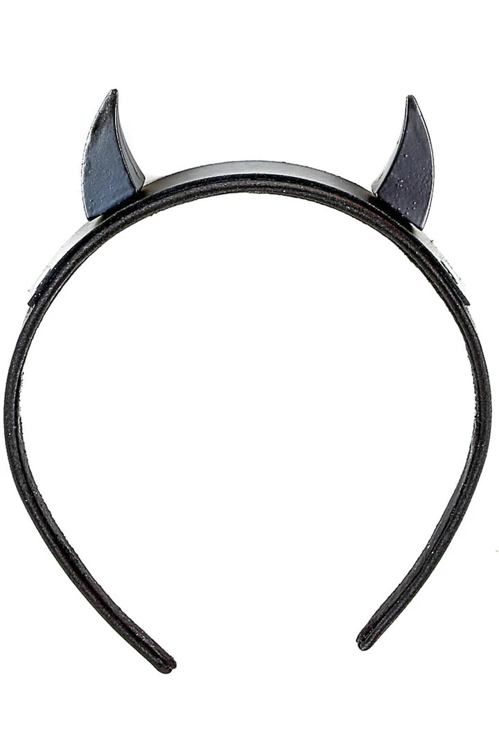 Funk Plus Black Claw Spike Leather Headband 1 Funk Plus Black Claw Spike Leather Headband