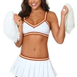 3WISHES Sexy Halloween Costumes Sexy College Cheerleader Costume