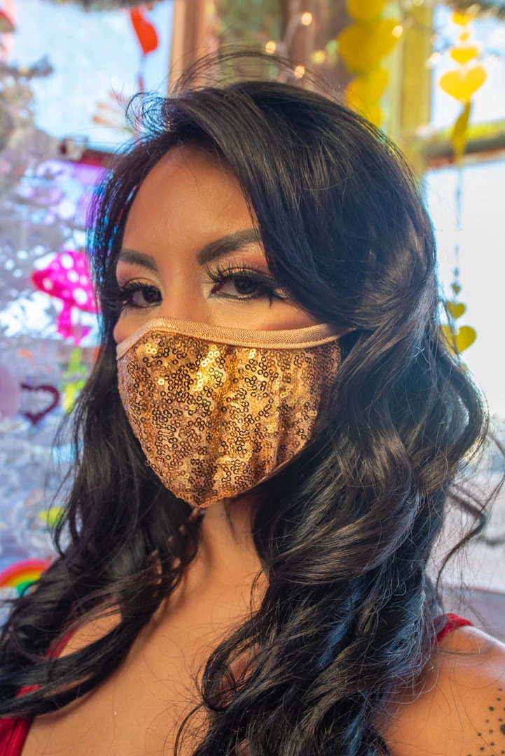 J. Valentine Accessories Sequin Face Mask 3 J. Valentine Accessories Sequin Face Mask