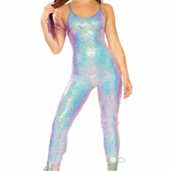 J. Valentine Metallic Sequin Catsuit 17 J. Valentine Metallic Sequin Catsuit