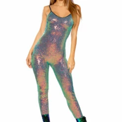 J. Valentine Metallic Sequin Catsuit 16 J. Valentine Metallic Sequin Catsuit