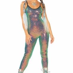 J. Valentine Metallic Sequin Catsuit 15 J. Valentine Metallic Sequin Catsuit