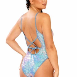 J. Valentine Clothing Metallic Sequin Bodysuit 10 J. Valentine Clothing Metallic Sequin Bodysuit