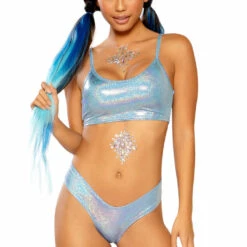 J. Valentine Clothing Metallic Spaghetti Tank