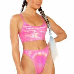 J. Valentine Clothing Metallic High Waisted Bottoms