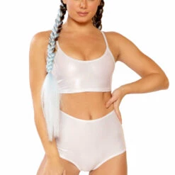 J. Valentine Clothing Metallic Spaghetti Tank