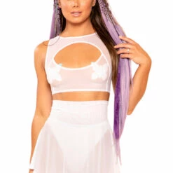 J. Valentine Mesh Skater Skirt 12 J. Valentine Mesh Skater Skirt