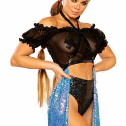 J. Valentine Lavender Harness Skirt