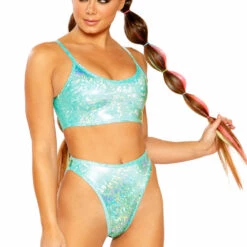 J. Valentine Clothing Metallic Crop Top 23 J. Valentine Clothing Metallic Crop Top