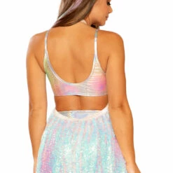 J. Valentine Clothing Metallic Crop Top 25 J. Valentine Clothing Metallic Crop Top