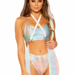 J. Valentine Clothing Metallic Crop Top 26 J. Valentine Clothing Metallic Crop Top