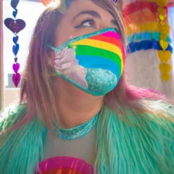 J. Valentine Rainbow Cloud Mask Clothing