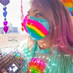 J. Valentine Rainbow Cloud Mask Clothing