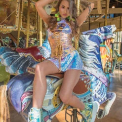 J. Valentine Clothing Rose Gold Waist Cincher