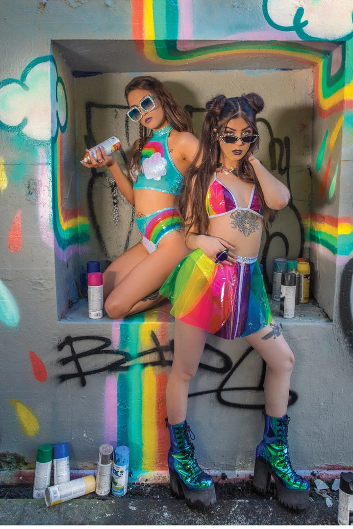 J. Valentine Cloud And Rainbow Shorts Clothing 4 J. Valentine Cloud And Rainbow Shorts Clothing